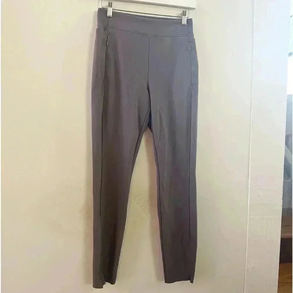 Athleta pull on purple‎ pants 6